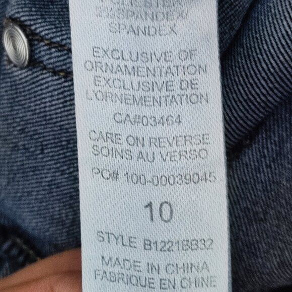 Democracy jeans women's size 10 ink blue colour "Ab"solution flare mid rise - Picture 7 of 15